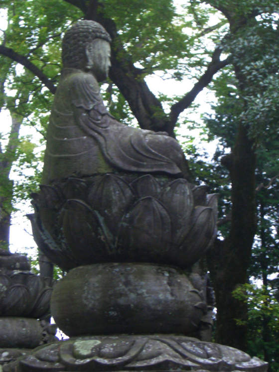 At the Kitain Temple in Kawagoe