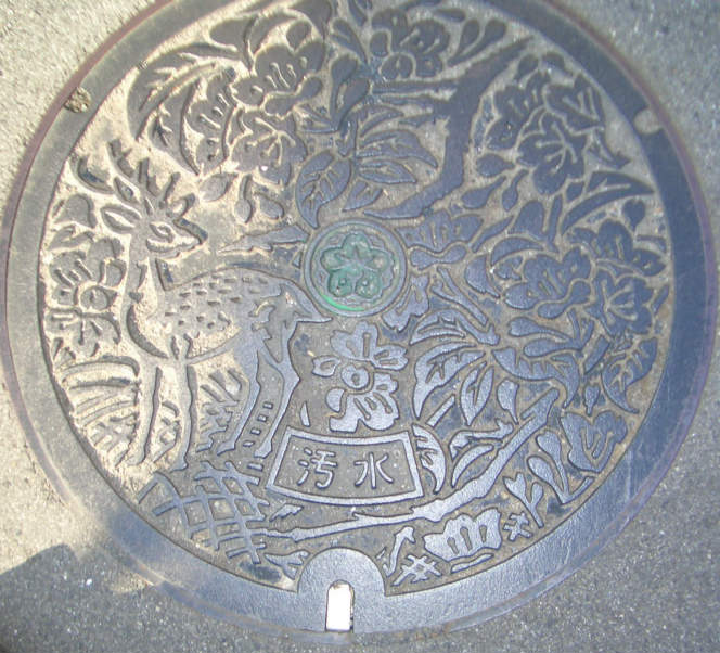 Deer on the Manhole Covers