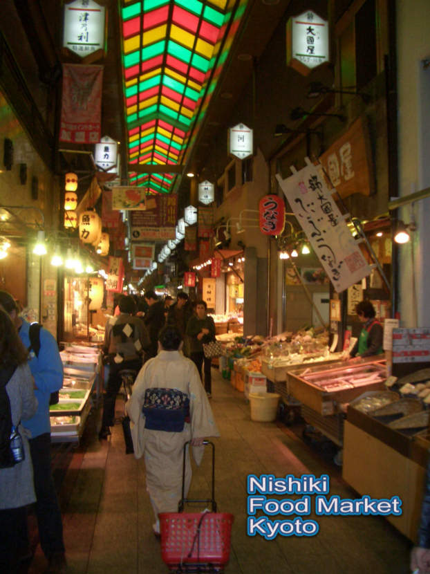 Nishiki Food Market in Kyoto