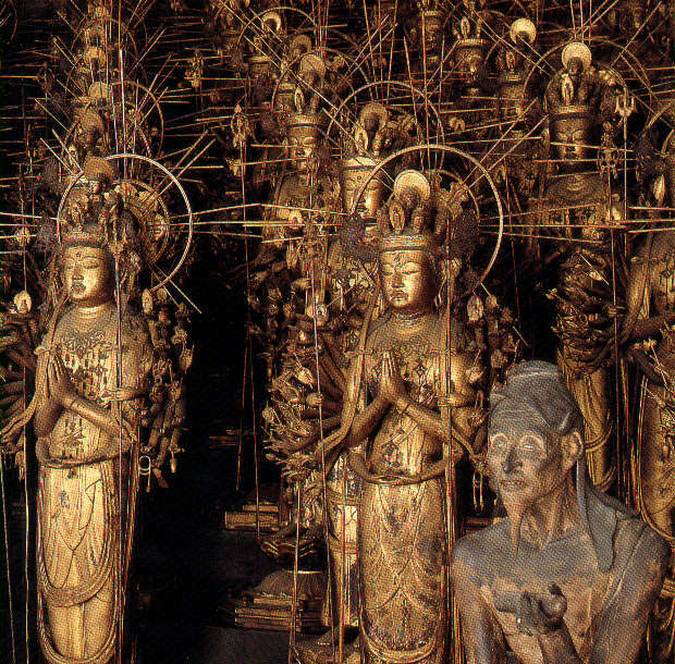 Der Tempel der 1000 Buddha Figuren -