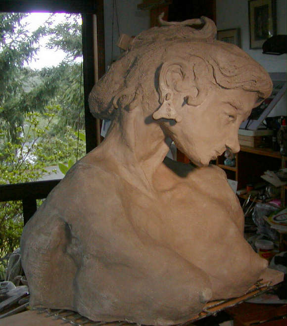 The finished Sculpture - die fertige Skulptur