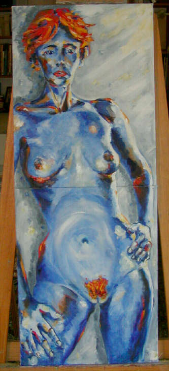 Blue Nude - Blauer Akt