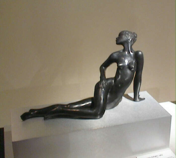 Reclining Nude by a blind Indian artist....